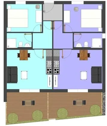 Apart Daire, Zemin Kat