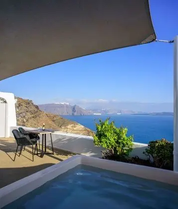 Deluxe Oda, Sıcak Su Havuzu (Cave, Caldera View)