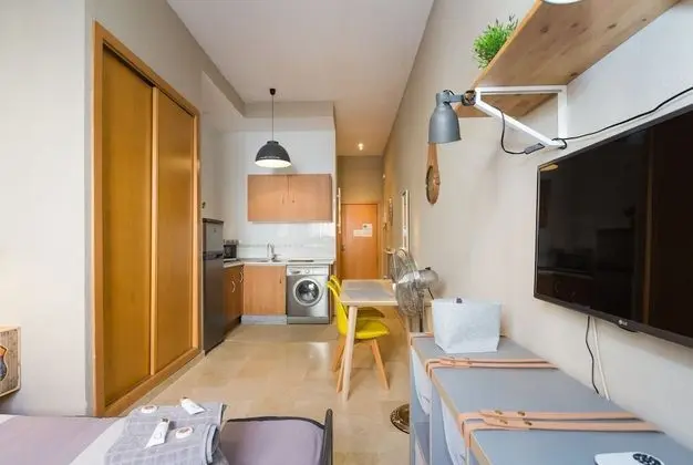 City Stüdyo, 1 Çift Kişilik Yatak, Şehir Manzaralı