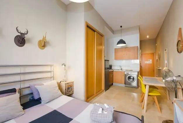 City Stüdyo, 1 Çift Kişilik Yatak, Şehir Manzaralı