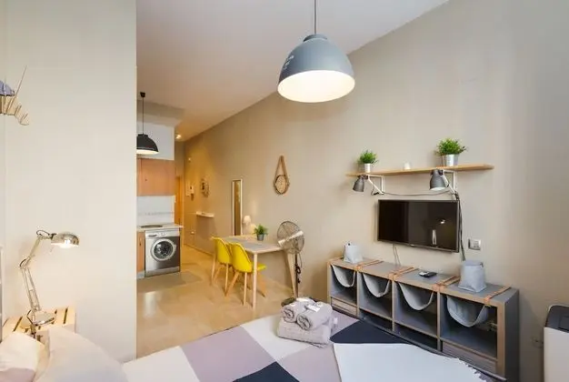 City Stüdyo, 1 Çift Kişilik Yatak, Şehir Manzaralı