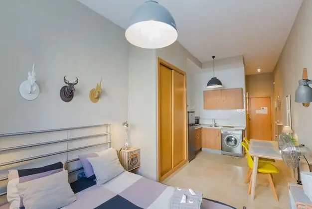 City Stüdyo, 1 Çift Kişilik Yatak, Şehir Manzaralı