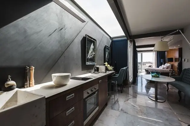 Tek Büyük Yataklı Oda, Liman Manzaralı (Grand Harbor Sky Villa)