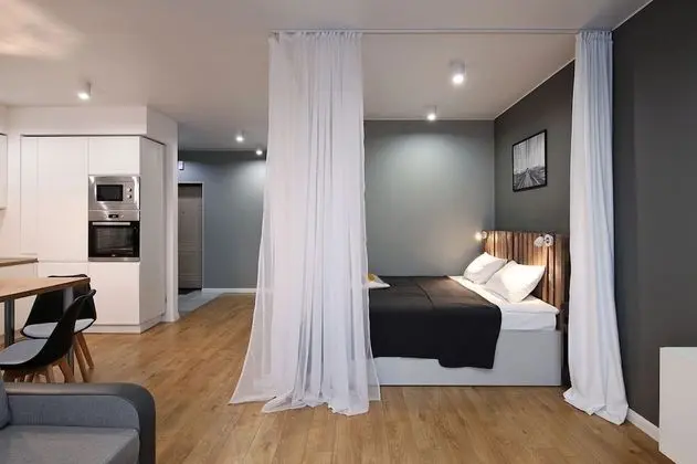Design Apart Daire, 1 Yatak Odası, Mutfak, Nehir Manzaralı (57 Oktyabrskaya street)