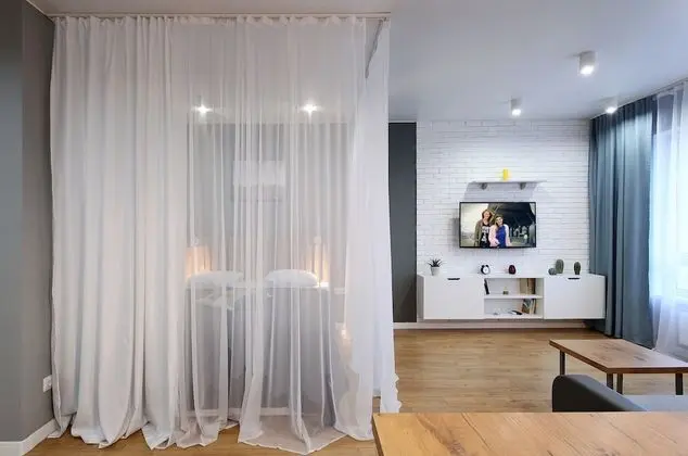 Design Apart Daire, 1 Yatak Odası, Mutfak, Nehir Manzaralı (57 Oktyabrskaya street)