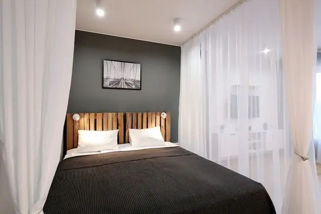 Design Apart Daire, 1 Yatak Odası, Mutfak, Nehir Manzaralı (57 Oktyabrskaya street)
