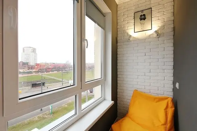 Design Apart Daire, 1 Yatak Odası, Mutfak, Nehir Manzaralı (57 Oktyabrskaya street)