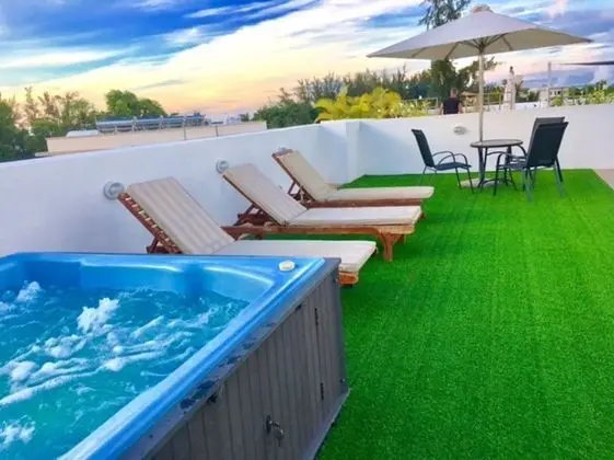 Panoramic Çatı Katı Süiti (Penthouse), 1 En Büyük (King) Boy Yatak, Sıcak Su Havuzu, Dağ Manzaralı