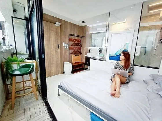 Premium Tek Büyük Yataklı Oda, Balkon, Deniz Manzaralı