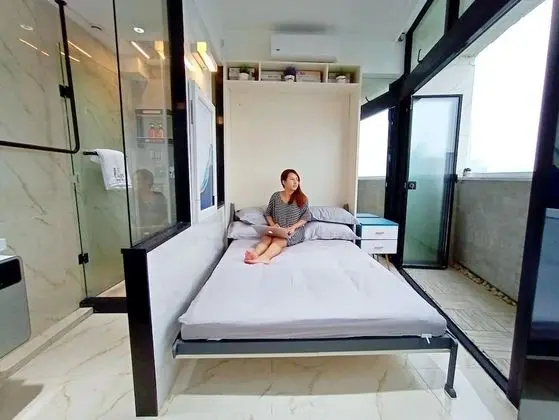 Premium Tek Büyük Yataklı Oda, Balkon, Deniz Manzaralı