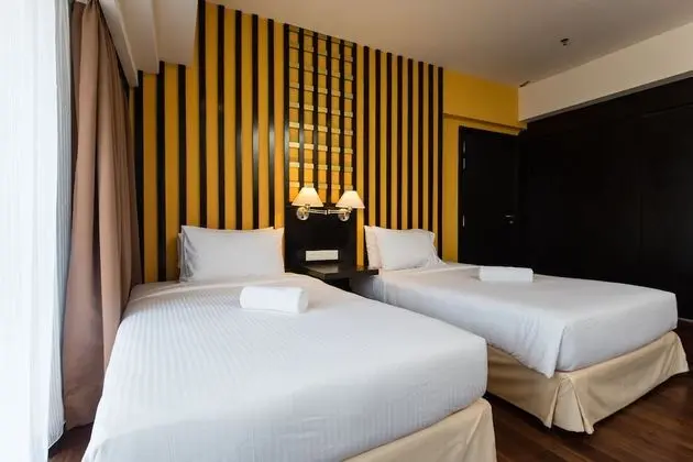 Deluxe Stüdyo, 2 Tek Kişilik Yatak, Küçük Mutfak, Şehir Manzaralı