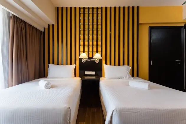 Deluxe Stüdyo, 2 Tek Kişilik Yatak, Küçük Mutfak, Şehir Manzaralı