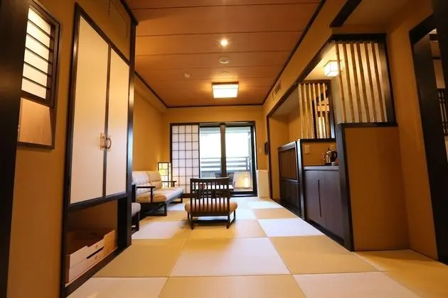 İki Ayrı Yataklı Oda (Japanese Western Style, Open-Air Bath)