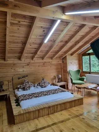 Balayı Suit Dağ Evi -2- (Şömine, Jakuzi, Sauna)