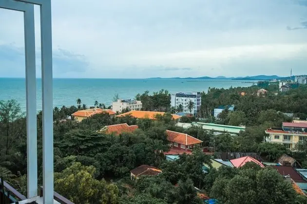 Tek Büyük Yataklı Oda, Balkon, Okyanus Manzaralı