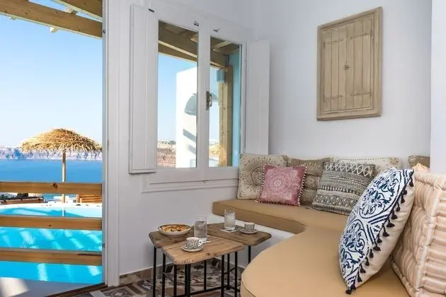 Summer Lovers Villa Private Pool - Private Spa and Panoramic Caldera View