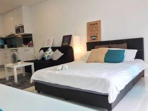 Stüdyo, 1 Büyük (Queen) Boy Yatak, Balkon