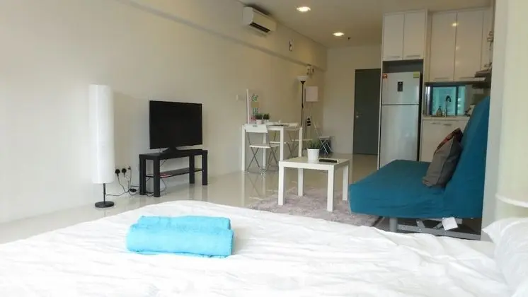 Stüdyo, 1 Büyük (Queen) Boy Yatak, Balkon