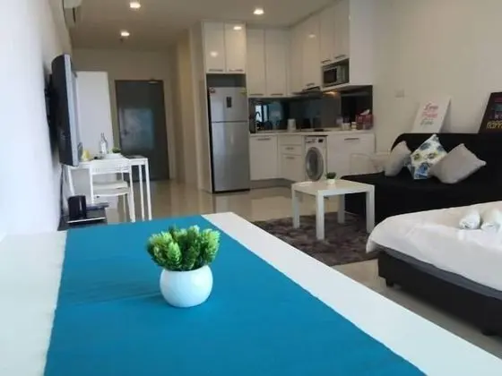 Stüdyo, 1 Büyük (Queen) Boy Yatak, Balkon