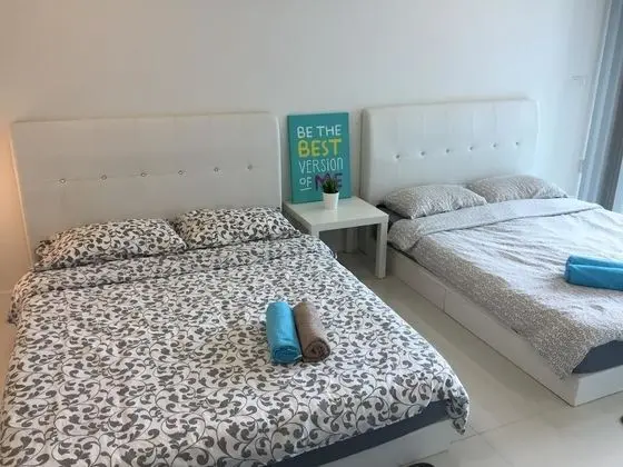 Stüdyo, 2 Büyük (Queen) Boy Yatak, Balkon