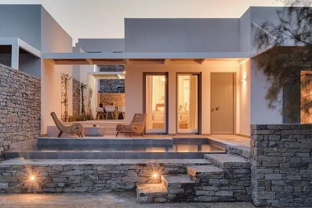 Deluxe Villa, 3 Yatak Odası, Havuz Manzaralı, Plaj Kenarı