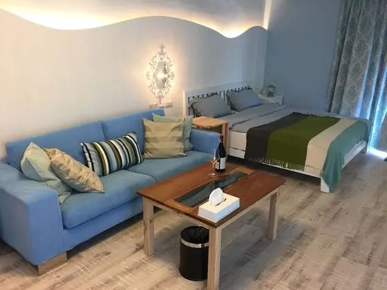 Deluxe Tek Büyük Yataklı Oda, Balkon, Deniz Manzaralı