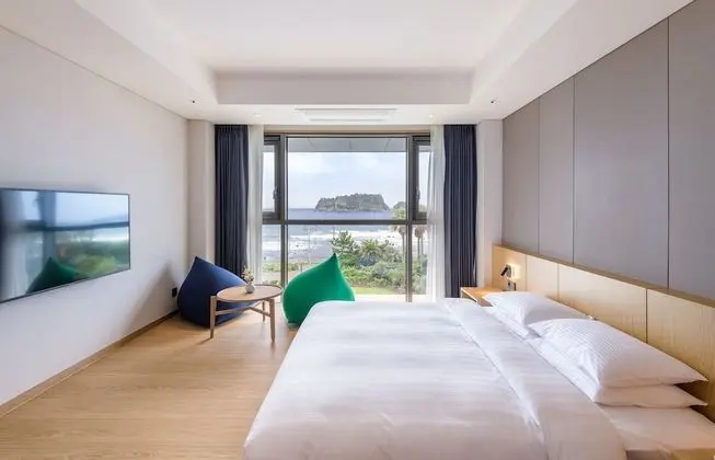 Deluxe Tek Büyük Yataklı Oda, Deniz Manzaralı, Ek Bina (Annex)