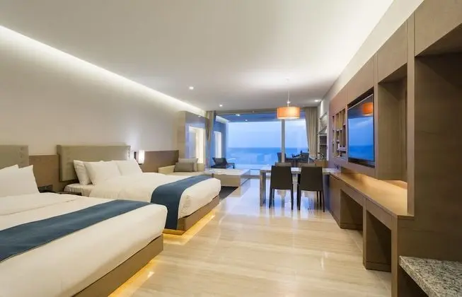 İki Ayrı Yataklı Oda, Teras, Okyanus Manzaralı (Infinity Pool, No single traveler)