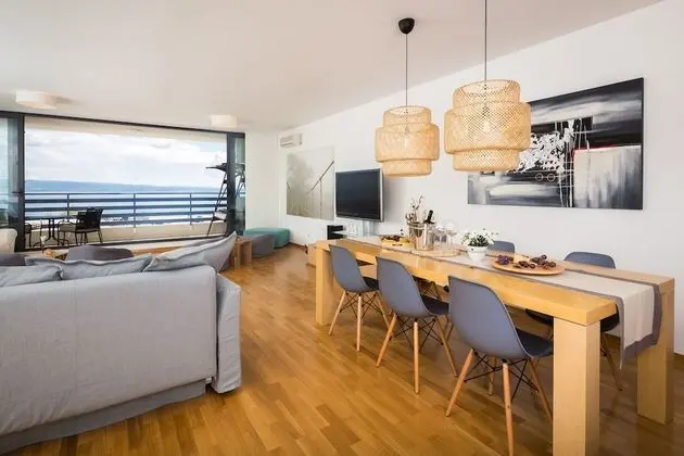 Deluxe Apart Daire, 2 Yatak Odası, Okyanus Manzaralı, Denize Sıfır