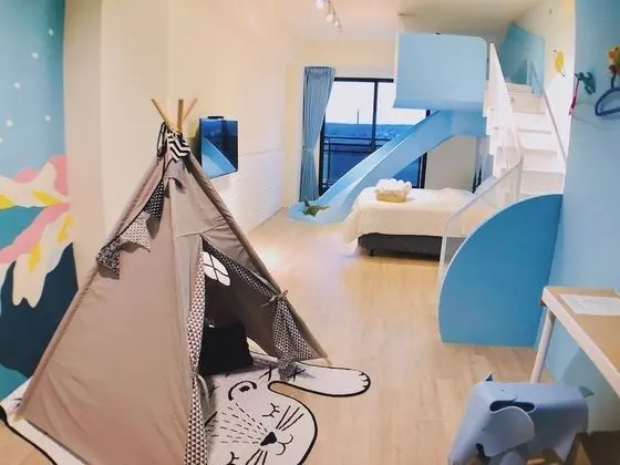 Deluxe Dört Kişilik Oda, Balkon, Dağ Manzaralı