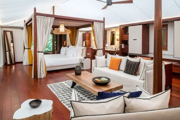 Luxury Villa, 2 Yatak Odası, Denize Sıfır (Tented Villa)