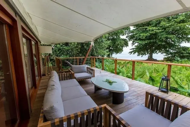 Luxury Villa, 2 Yatak Odası, Denize Sıfır (Tented Villa)