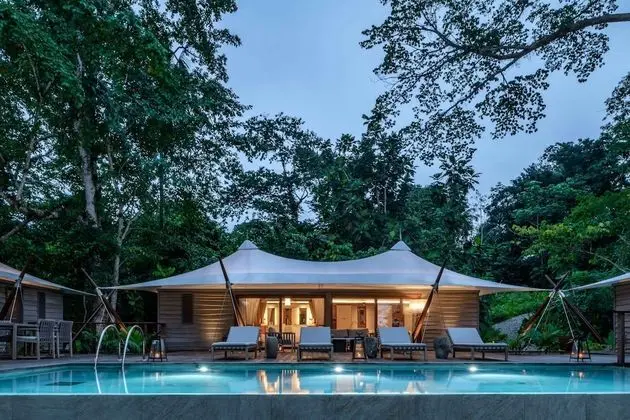 Luxury Villa, 3 Yatak Odası, Denize Sıfır (Tented Villa)