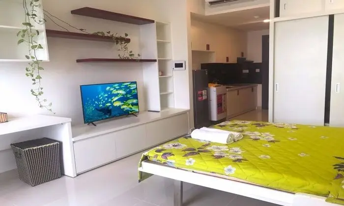 Deluxe Stüdyo, 1 Büyük (Queen) Boy Yatak, Sigara İçilebilir, Havuz Kullanımı