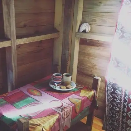 Basic Tek Büyük Yataklı Oda, 1 Büyük (Queen) Boy Yatak, Denize Sıfır (Ocean View Eco Wood Cabin)
