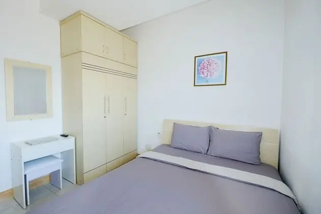 Apart Daire, 2 Yatak Odası, Balkon (Side Sea View)