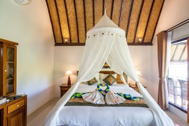 Deluxe Bungalov, 1 Yatak Odası, Havuz Manzaralı