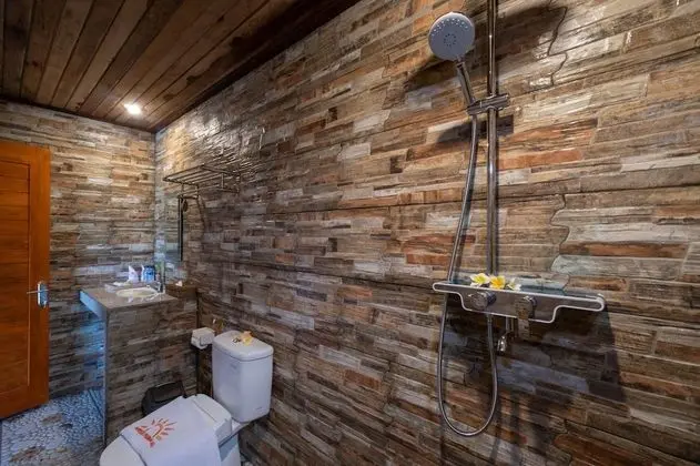 Deluxe Bungalov, 1 Yatak Odası, Havuz Manzaralı