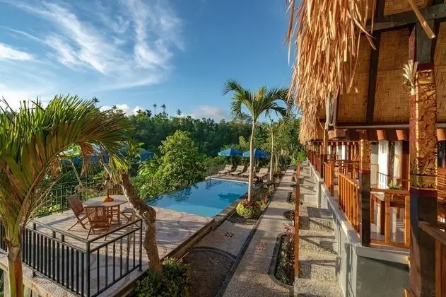 Deluxe Bungalov, 1 Yatak Odası, Havuz Manzaralı