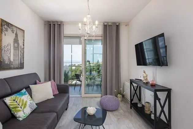 Family Apart Daire, 1 Çift Kişilik Yatak ve Çekyat, Bahçeli (Sunset Apartment Ami Crikvenica)