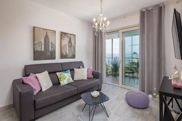 Family Apart Daire, 1 Çift Kişilik Yatak ve Çekyat, Bahçeli (Sunset Apartment Ami Crikvenica)