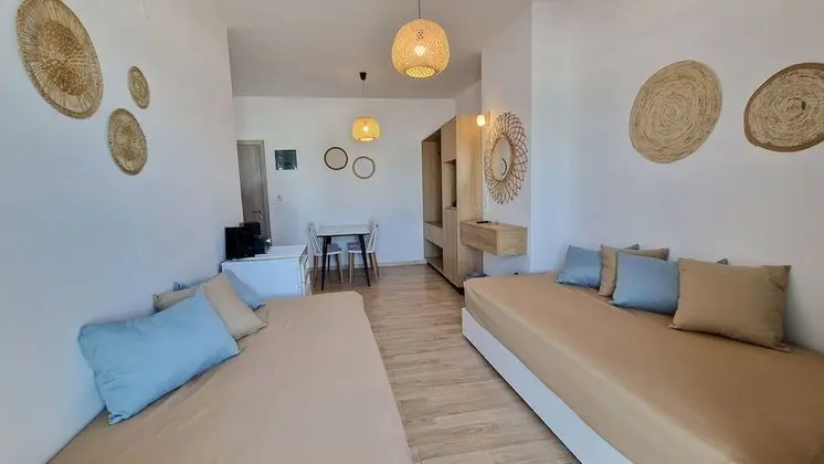 Junior Suite Bedroom & Living Room Sea View