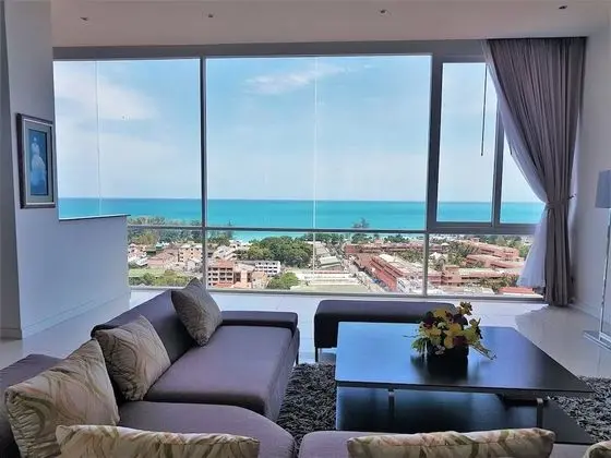 Panoramic Çatı Katı Süiti (Penthouse), 4 Yatak Odası, Jakuzi, Deniz Manzaralı