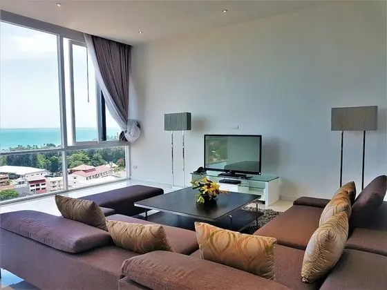 Panoramic Çatı Katı Süiti (Penthouse), 4 Yatak Odası, Jakuzi, Deniz Manzaralı