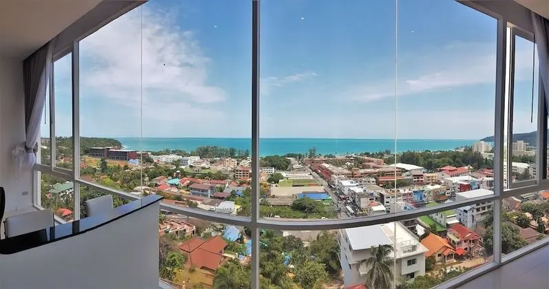 Panoramic Çatı Katı Süiti (Penthouse), 4 Yatak Odası, Jakuzi, Deniz Manzaralı