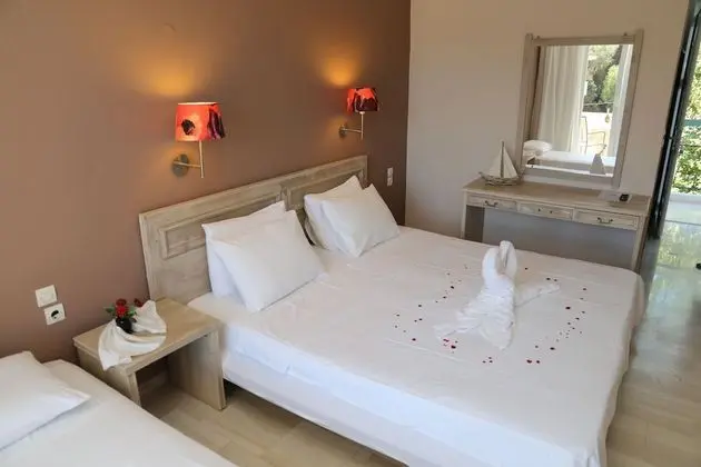 Tek Büyük Yataklı Oda, Özel Banyo, Havuz Manzaralı
