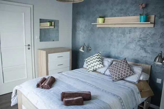 Comfort Tek Büyük Yataklı Oda, Ortak Banyo (With Balcony)(Turquoise)