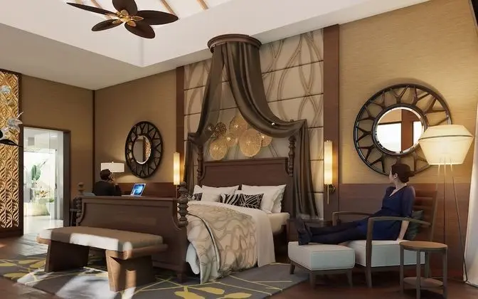 Tek Büyük Yataklı Oda, 1 Yatak Odası (Pool, Villa)