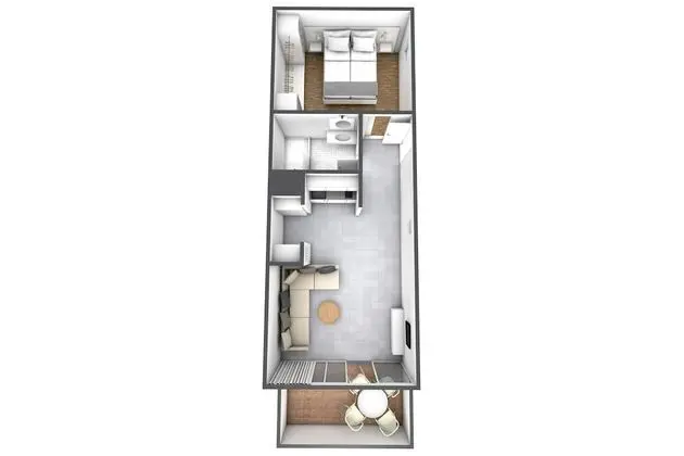 Basic Apart Daire, 1 Yatak Odası, Deniz Manzaralı