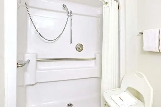 Oda, 1 Büyük (Queen) Boy Yatak, Engellilere Uygun, Sigara İçilmez (Mobility Bathtub w/Grab bars)